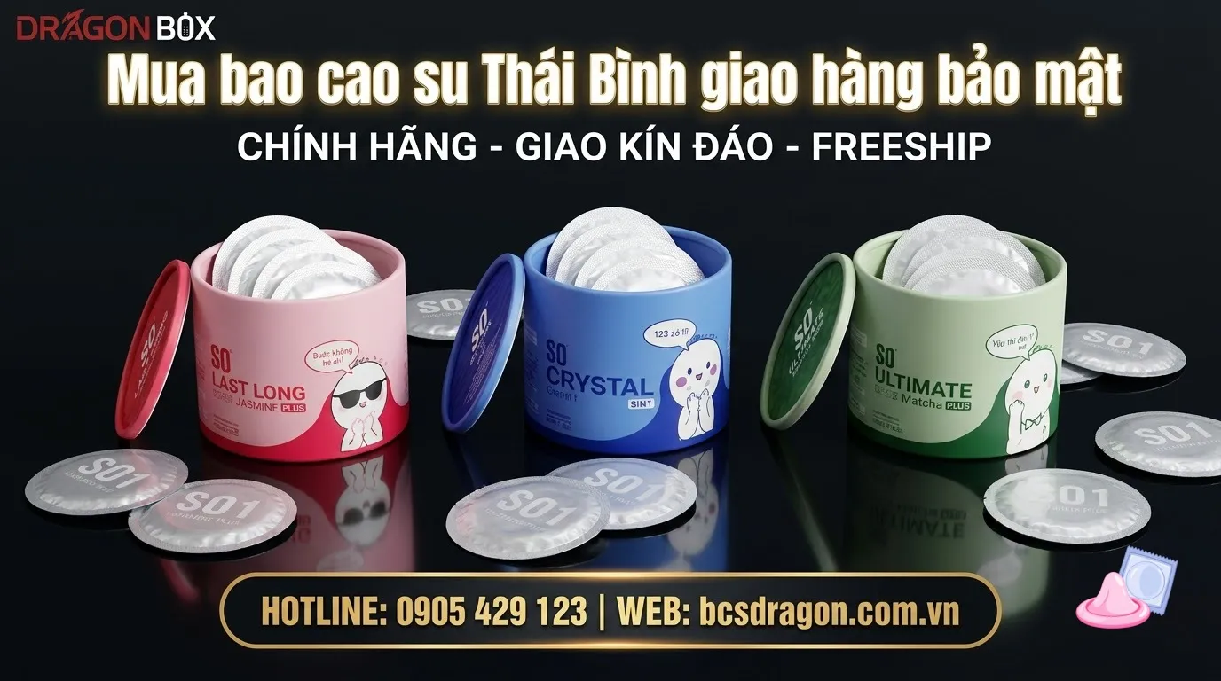Mua bao cao su Thái Bình giao hàng bảo mật